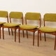 4 chaises de salle à manger | Erik Buch | Modèle 49 | Palissandre | Rembourrées