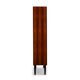 Rosewood library designed by Danish designers with doors by Hundevad & Co, 1960s.