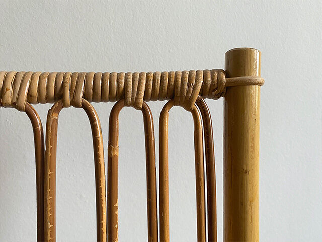 Paire de chaises en rotin