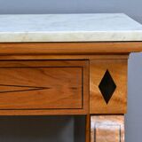 Console en Ronce de Noyer, époque Restauration – Début XIXe