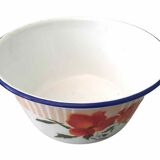 Vintage enamelled sheet metal basin