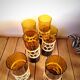 Amber & wicker glasses