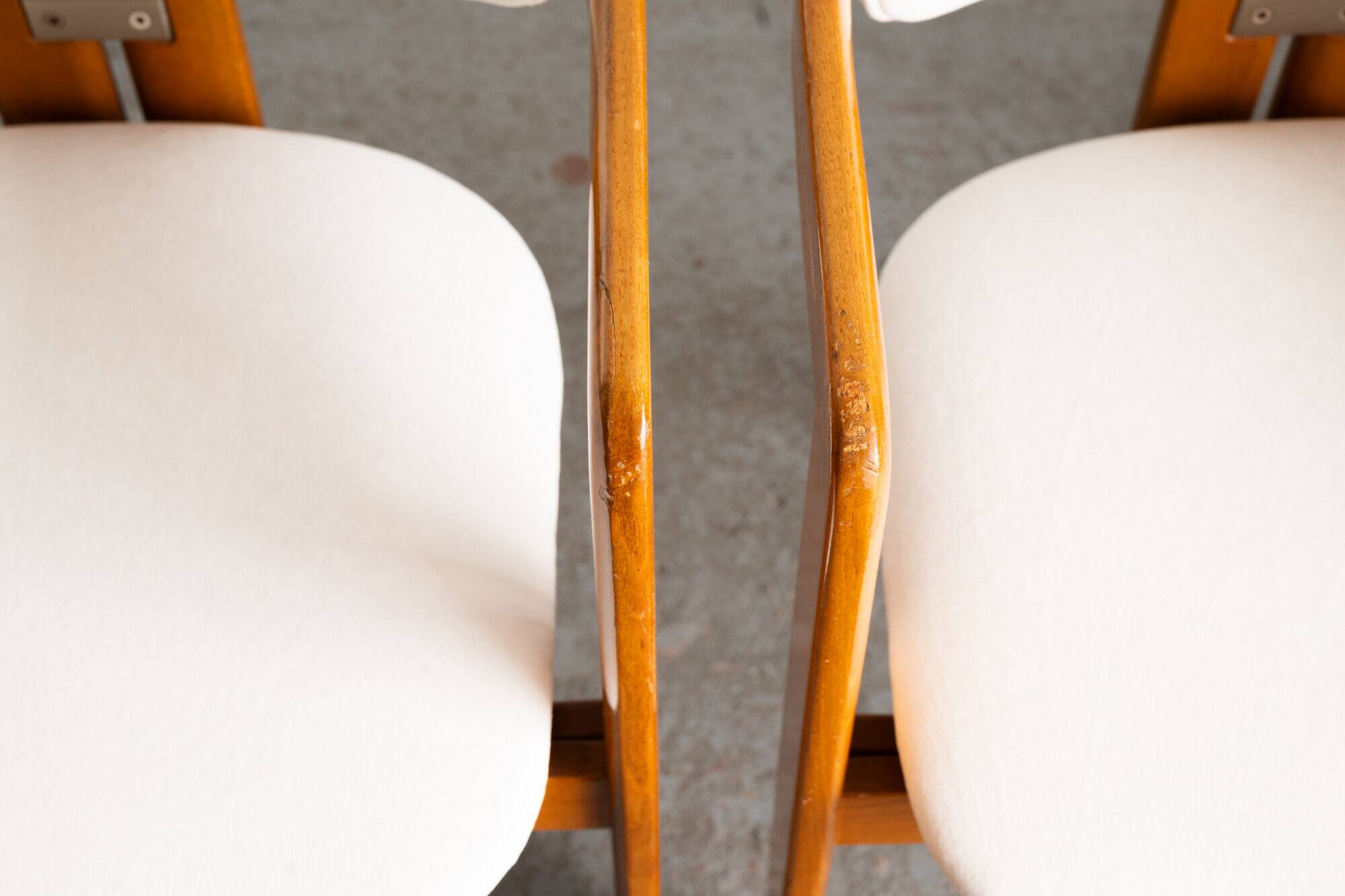 Ensemble de 4 chaises de salle à manger 'Pamplona' par Augusto Savini