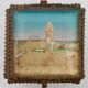 Jewel box antique, beveled glass and brass, Cherbourg the lighthouse