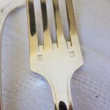 6 silver-plated forks hallmarked by the Liberty goldsmith, shell model 2106253