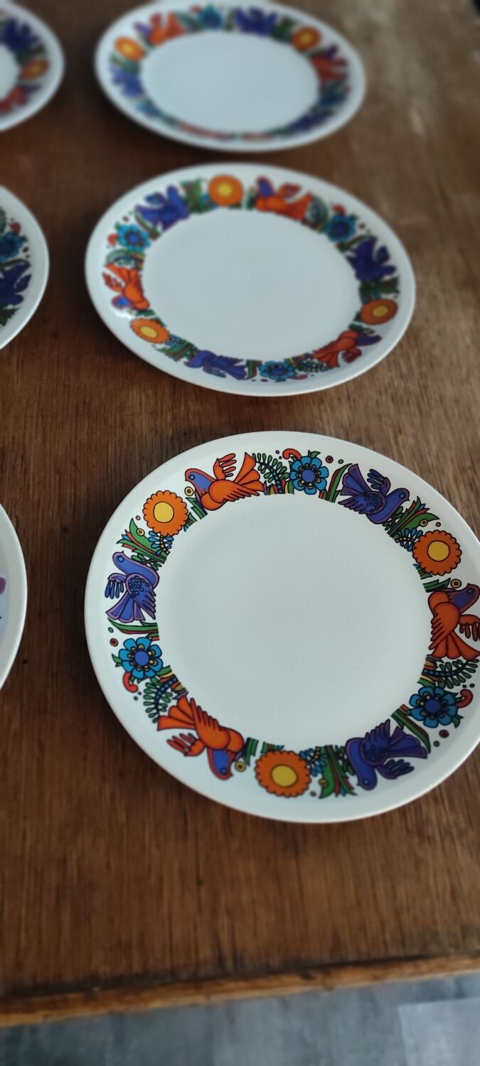 6 flat plates acapulco villeroy and bosch
