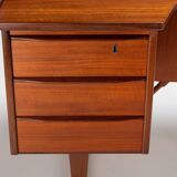 Freestanding Boomerang Writing Desk by Peter Løvig Nielsen for Løvig, 1960s