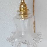 Vintage glass hanging lamp