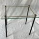 Pull out tables in glass and brass 1950