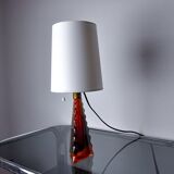 Sommerso lamp by PIETRO TOSO for Seguso, Murano, Italy, 1970