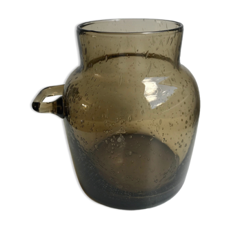 70s style blown glass ice vase/bucket