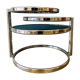 Leitmotiv swivel 3 tier coffee table