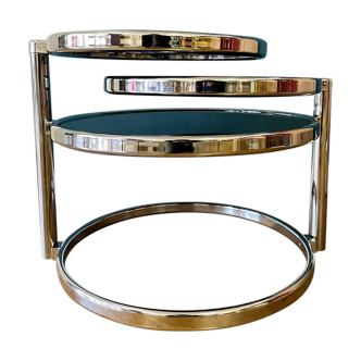 Leitmotiv swivel 3 tier coffee table