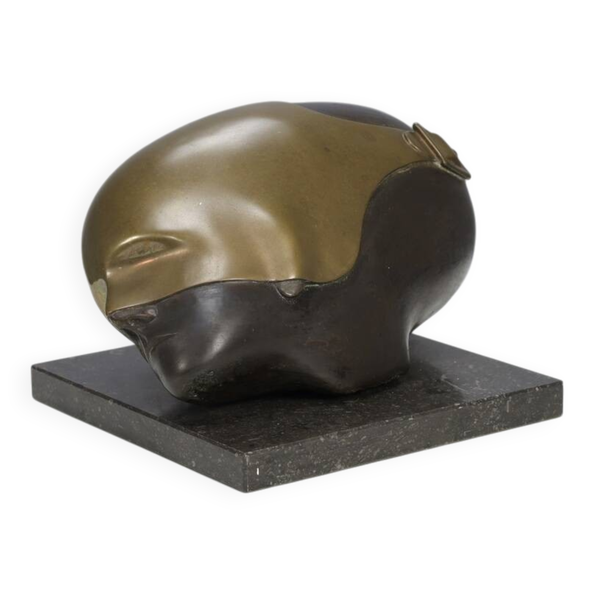 Sculpture Masked Face by Jos van Vreeswijk