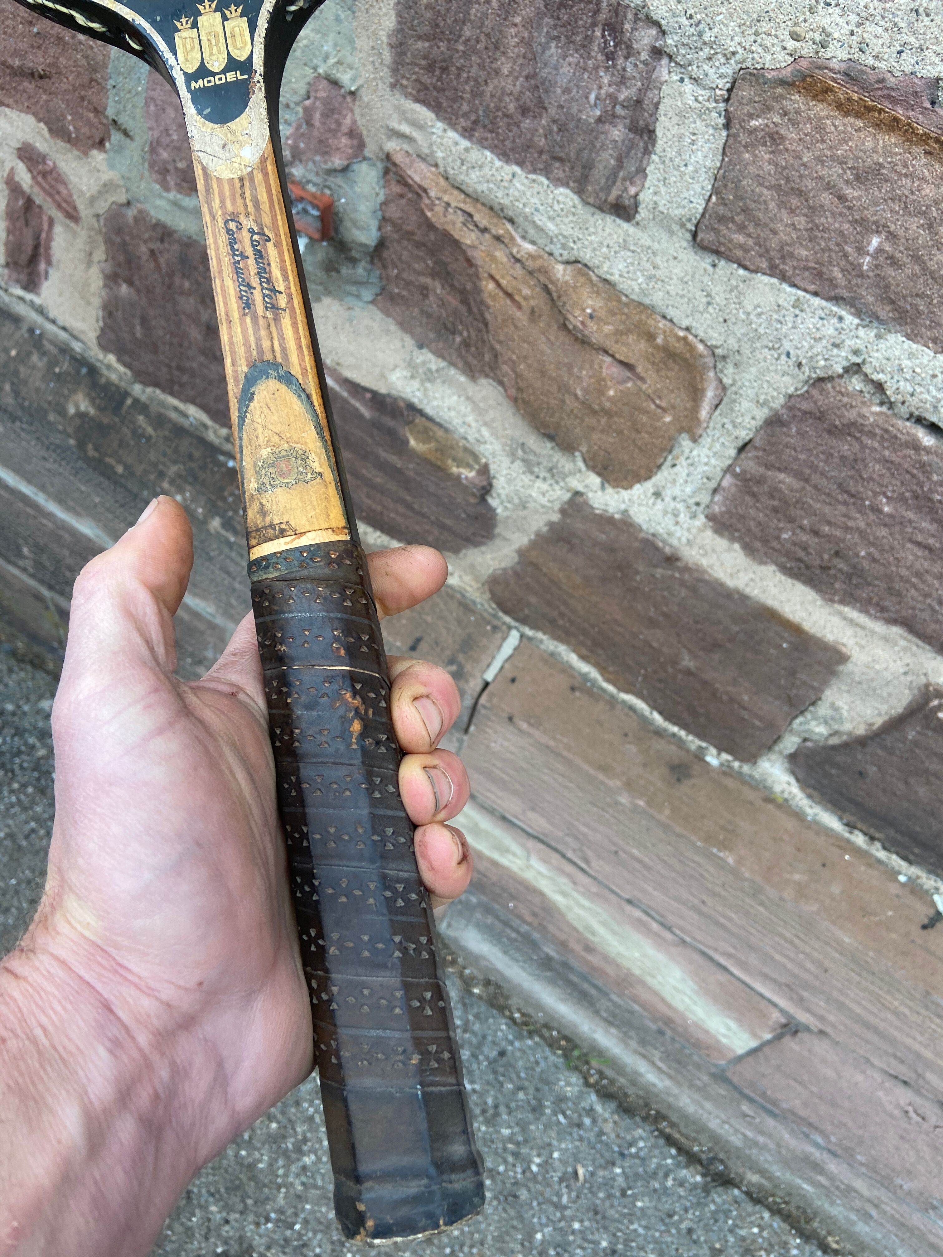 vintage 50s Swift tennis racket