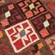Turkish Handwoven Vintage Herki Kilim 80 cm x 400 cm