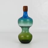 Carafe colorée Tropico en verre par Göran Wärff pour Pukeberg, Suède, 1960