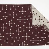 Eames Vitra Bordeaux and Beige Plaid