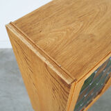 Oak showcase, Danish design, 1960s, production: Denmark