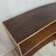 Vintage wicker bar and its two stools