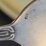 6 small silver/punch Gulden plated teaspoons