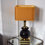 Table lamp ceramic 70s Lumica