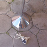 Max bill metal chrome floor lamp, 70s