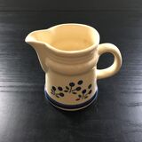 Pot à lait décor scandinave bleu