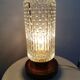 Teak and glass Scandinavian nightlight