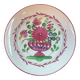 Old Eastern Earthenware Plate St Clément Gold Medal, Basket of Flowers