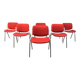 Vintage DSC 106 side chairs by Giancarlo Piretti for Castelli, 1970s