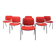 Vintage DSC 106 side chairs by Giancarlo Piretti for Castelli, 1970s