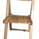 Chaise pliante en bois