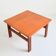 Vintage 1960s Scandinavian square teak coffee table