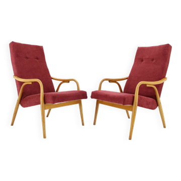 1960s Antonin Suman Pair of Restored Armchairs