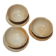Trio de bols et soucoupes grès du Marais, 1970