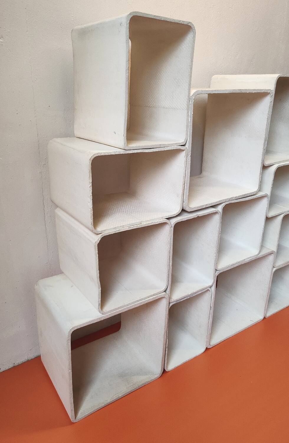 Willy Guhl modular shelving unit design attributed to G.Ifert60s 70s