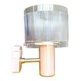 Portuguese mid century modern pink wall sconce light