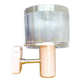 Portuguese mid century modern pink wall sconce light