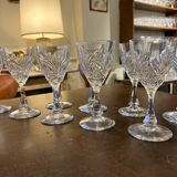 Beautiful lot of crystal glasses from Saint Louis