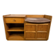 Mid-century retro vintage teak telephone seat by Nathan 1960–1970
