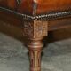 Fauteuil Club Chesterfield en Cuir Teint à la Main