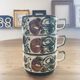 Lot of 3 cups Argenteuil de Boch La Louvière