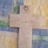 Crucifix - Christ regulates - Stone cross 13x 8 cm - Cadoflor