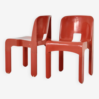 Model 4867 chairs by Joe Colombo for Kartell, 1970S, set of 2