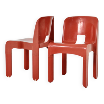 Chaises  modèle 4867 de Joe Colombo pour Kartell, 1970S, set de 2