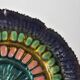 Multicolored Enameled Copper Vase