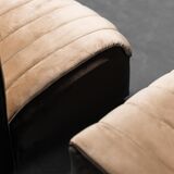 Set of 3 modular armchairs 70s vintage