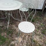 Green garden furniture