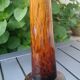 Glass candlestick art deco